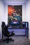 Cristiano Ronaldo Cr7 Wall Tapestry– Quality Fabric, Gamer Room Decor Tapestry Wall Rug Si - 2