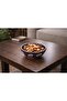Nazar Boncuklu Ceramic Snack Bowl 12 cm – Handmade Decorative Olive and Snack Bowl Breakfast Serving Dish