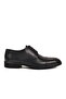 Black Genuine Leather Lace-Up Men's Classic Shoes - 2