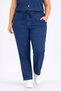 Women's Plus Size Laci,Kot Vest + Elastic Waist, High Waist Stretch Fabric Denim Pants 2-Piece Set 65N39419 - 8
