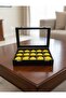 15-Compartment Watch Box Organizer with Glass Lid and Faux Leather Finishes - 2