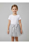 Girl's Gray Tutu Skirt Bow Detail Show Skirt April 23 October 29