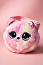 Gift for Girls Pink Teddy Bear Figurine Plush Bag |   Glittery Earpieces Adjustable Strap Pieces