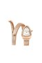 22mm Steel Case Rose Gold Steel Band Dial Women's Wristwatch - 3