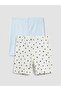 Patterned Baby Girl Shorts 2-Pack (S6)