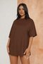 Unisex Crew Neck 100% Organic Cotton Oversize Boyfriend T-Shirt
