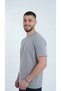 Men's Gray Color Cotton Pack T-Shirt Combed Cotton Fabric Zero Collar Full Fit - 5