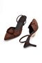 Mahi Suede Pointed Toe Open Back Women's Shoes 7 cm - 4