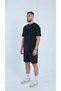 Men's Black Color Cotton Pack T-Shirt Combed Cotton Fabric Zero Collar Full Fit - 7