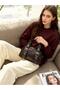 Vintage Series White Embroidered Buckled Adjustable Strap Day Planner and Crossbody Bag 001234B - 4