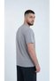 Men's Gray Color Cotton Pack T-Shirt Combed Cotton Fabric Zero Collar Regular Full Fit - 6
