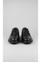 M843 Very Comfortable Daily Men's Shoes with H Genuine Leather Heel Spur Feature on the Inside and Outside Black - 5