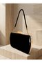 Black Color Luxury Patent Leather Gold Detailed Chain Strap Women's Evening Dress Bag Wedding Engagement Graduation - 3