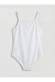 Girl's Snap-On Bodysuit with Rope Straps (S6) - 2