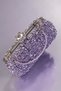 Women's Diamond Stone Detailed Clutch Bag Stone-Embellished Evening Dress Bag - 2