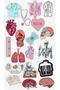 Anatomy & Medicine Themed Sticker Set 22X30 cm – Doctor / Medical Decorative Sticker |   Laptop, - 2