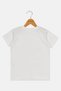 Kuromi Toddlers Girl Graphic Print Short Sleeve Top, White - 3