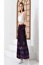 Bohemian and Authentic Patterned 95% Cotton Standard Size Imported Wrap Tie-Detail Skirt Fits Sizes 36-48