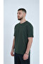 Men's Khaki Color Cotton Pack T-Shirt Combed Cotton Fabric Zero Collar Regular Full Fit