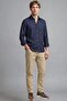 Quick-Drying 100% Cotton Regular Fit Trousers F9668Ax26Sp - 4