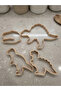 Set of 4 Dinosaur Cookie Molds T-Rex Stegosaurus Spinosaurus Candy Dough and Cake Mold - 3