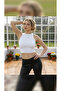 Women's Crew Neck Zero Sleeve Off Shoulder Top Ribbed Knit Krop Body Athlete - 2