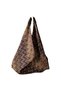 Hande Dizayn Valentine's Mother's Day Green Striped Patterned Origami Model Shoulder Bag