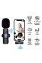 Wireless Lavalier Microphone Type-C IOS Auto-syncs Microphone for Video Recording Vlog. - 3