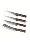 4PCS Meat Cleaver & Boning Knife Set, Hand Forged High Carbon Stainless Steel, Ultra Sharp