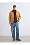 Özmarka New Season Comfortable Fit Shirt Collar Men's Coat - 2