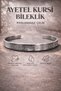 Ayetel Kürsi Bracelet Double Color Steel Bracelet Adjustable Spiritual Bracelet - 4