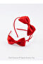 Red Satin Maternity Crown with Large Bow - Baby Shower & Birth Photography - 3