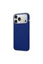 Apple iPhone 17 Pro Compatible Case with Velvet Interior and Erasable Launch Case, Navy Blue - 4