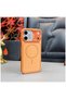 Apple iPhone 17 Compatible Case Nova M-Safe Silicone Case (iPhone 18 Pro Max Appearance) Orange