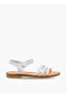 Girls Floral Strap Hook & Loop Sandals - 2