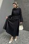 Black Suit with Floral Detail Shirt - 3