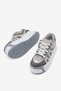 Women's Gray High Sole Comfortable Lace-Up Shoes Sneakers - 4