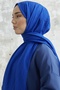 Levi Bamboo Kraş Shawl - Cobalt Blue - 2