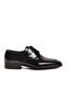 Black Patent Leather Genuine Leather Men's Classic Shoes - 2