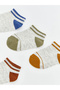 Lcw Baby Gray Baby Boy Booties Socks 5-Pack - 3