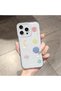 حافظة من السيليكون الشفاف متوافقة مع هاتف iPhone 15 Pro Max، مزودة بطباعة جمالية مضادة للصدمات منقوش - 2
