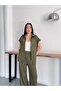 Women's Tracksuit with Zipper Vest Set Wide Leg Pants Oversized Comfortable Two-Piece Set - 4