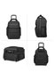 Carry On Trolley Bag Business Travel Wheel Water-Resistant Oxford Fits 15.6 Inch Laptop, Black, 9699 - 6