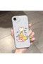 iPhone 16E Compatible Camera Protected Anti-Shock Aesthetic Print Patterned Transparent Silicone Case - 2