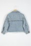 Dmb Girl's Pearl Detailed Denim Jacket Blue M9955 - 3