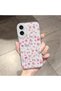 iPhone 16 Compatible Camera Protected Anti-Shock Aesthetic Print Patterned Transparent Silicone Case - 2