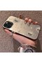 حافظة هاتف متوافقة مع iPhone 16 Pro Max مصنوعة من مادة Gold Tone Star منقوش أكريليك - 3