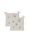 Chair Pad, 40 x 40 cm, 2 pcs, Beige