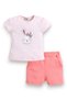 Infant Girls’ 2-Piece Set – Bunny Face Top & Bow Detail Shorts - 2