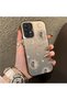 Samsung Galaxy A32 4g Compatible Gold-Tone Star Patterned Acrylic Material Phone Case